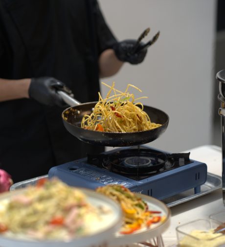 Live Cooking Pasta