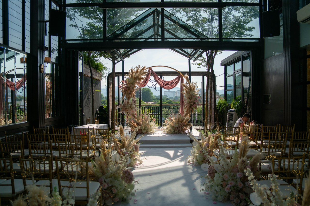 The popular wedding event space in KL - Ampang Glass House