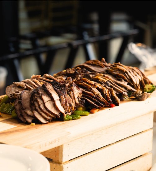 Live Carving Lamb Leg